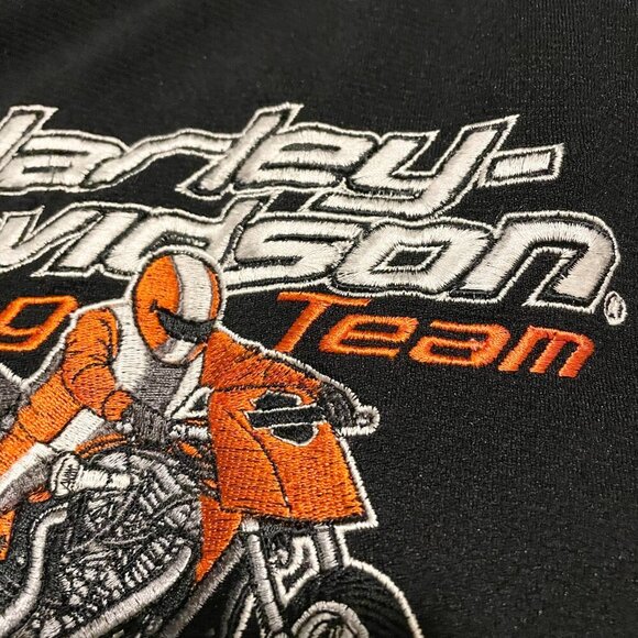Harley Davidson Racing Team Youth Size M  10-12 Embroidered Tank Top Jersey - Picture 6 of 16